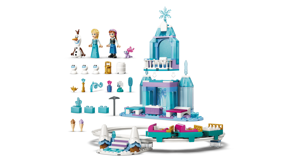LEGO Disney Elsa's Ice Castle & Snow Ride Adventure 43281