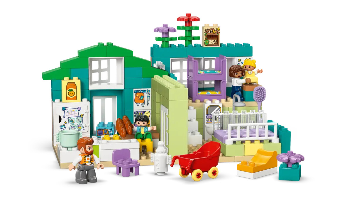 LEGO DUPLO 3-in-1 Modern Family House with Figures