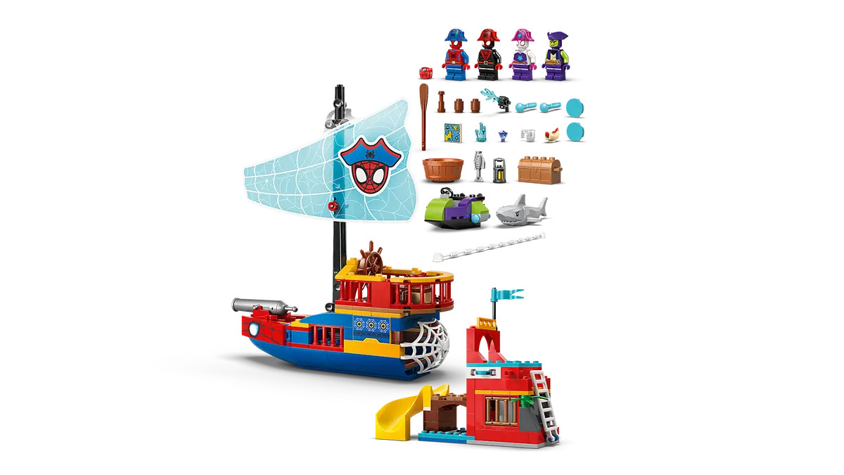 LEGO Marvel Team Spidey Pirate Ship 11208