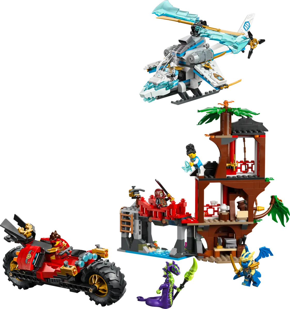 LEGO Ninjago Ninja Vehicle Tree House Battle 71857