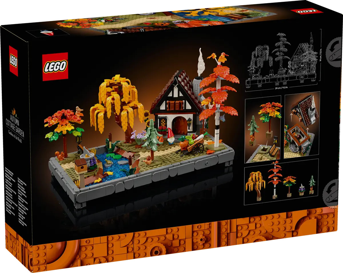 LEGO Icons Autumn Cottage Garden 11372