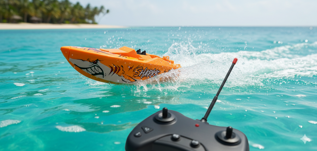 Tidal Race Flash Jaws RC Speedboat