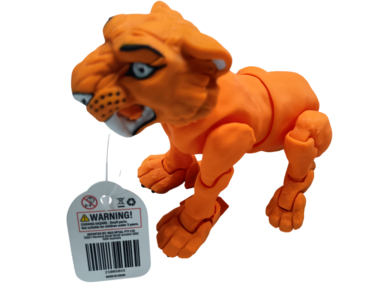 3D Printed Saber Cat 