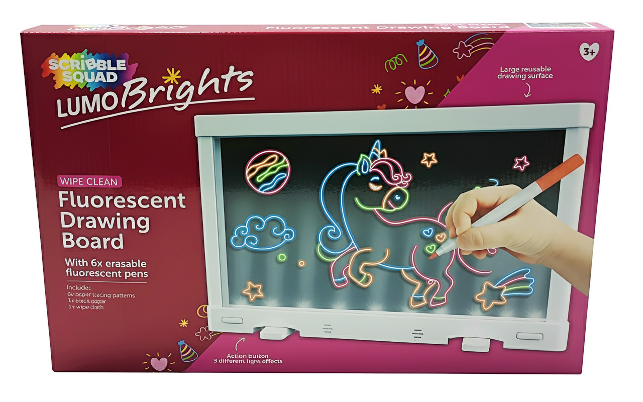 Scribble Squad Fluorescent Drawing Board