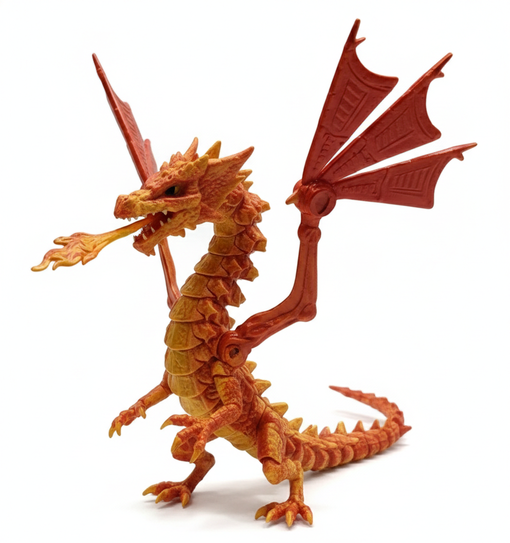 3D Dragon Figure 10cm 