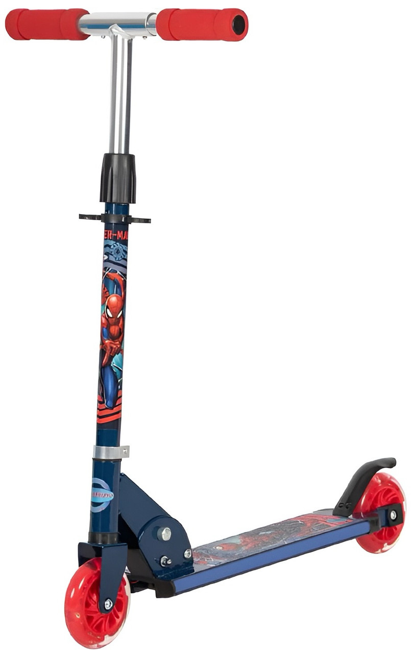 Marvel Spiderman Light Up Inline Scooter