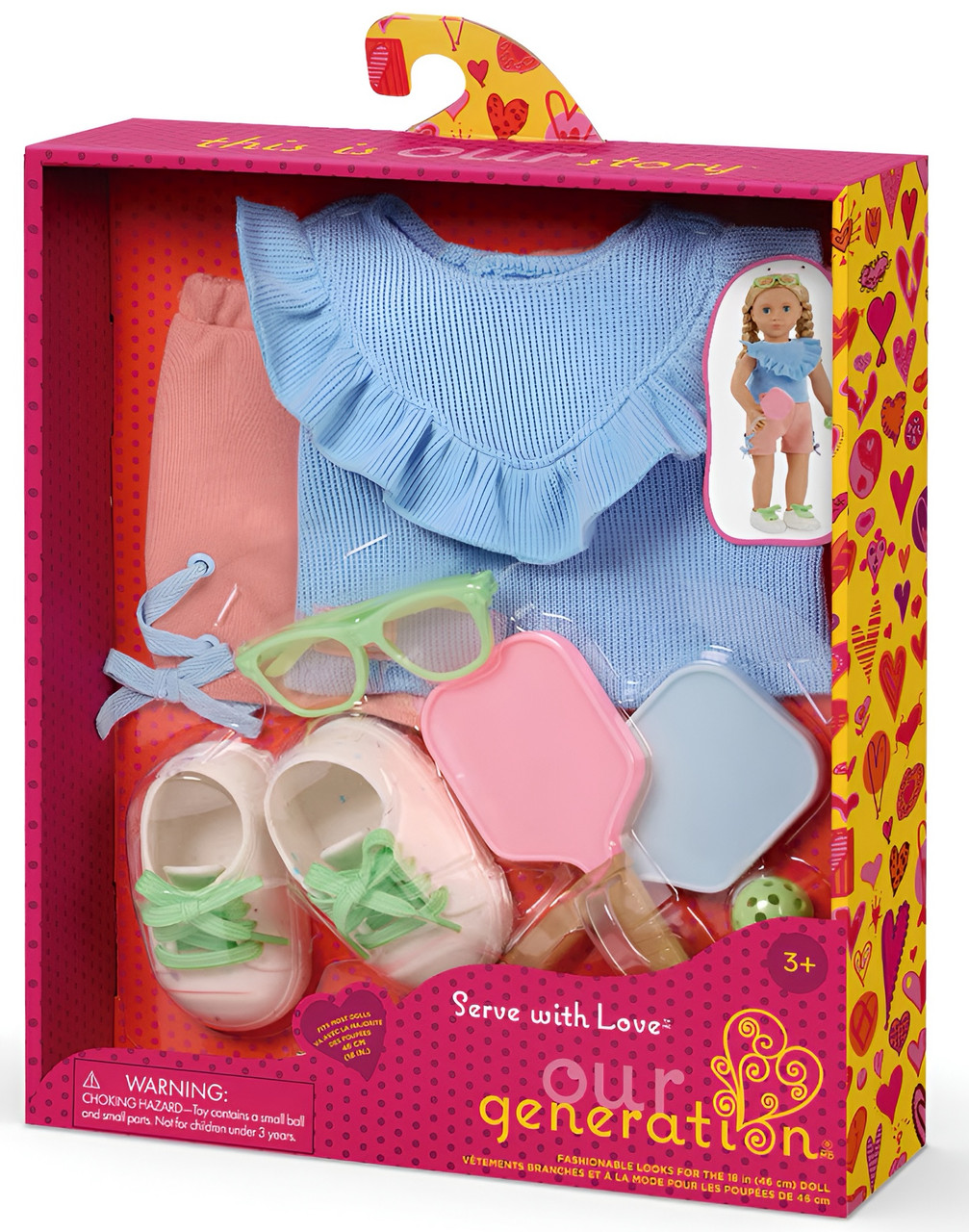 Our Generation - Pickle Ball Outfit