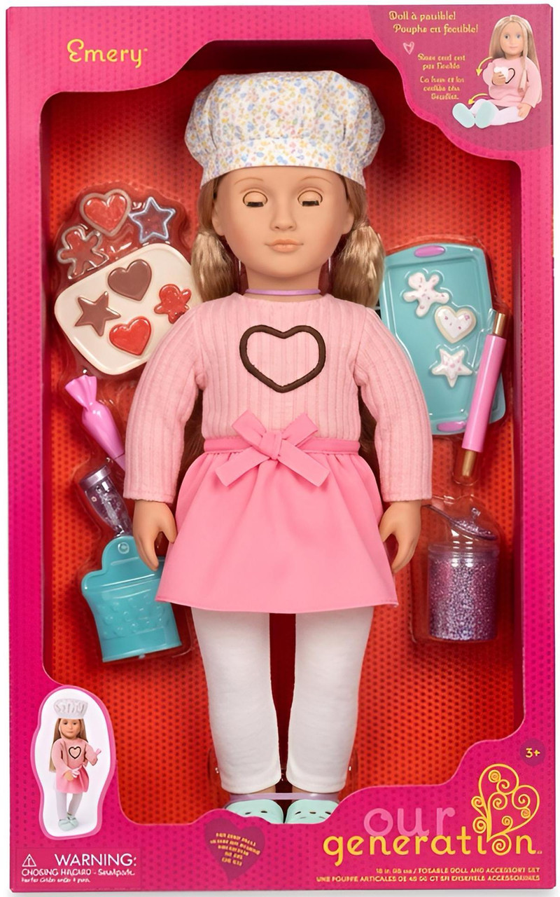 Our Generation - Emery 18-inch Baking Doll