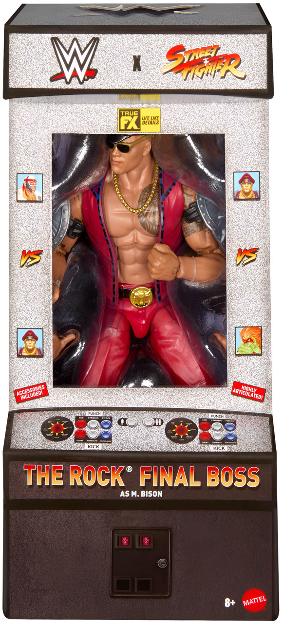 WWE x Street Fighter Action Figures