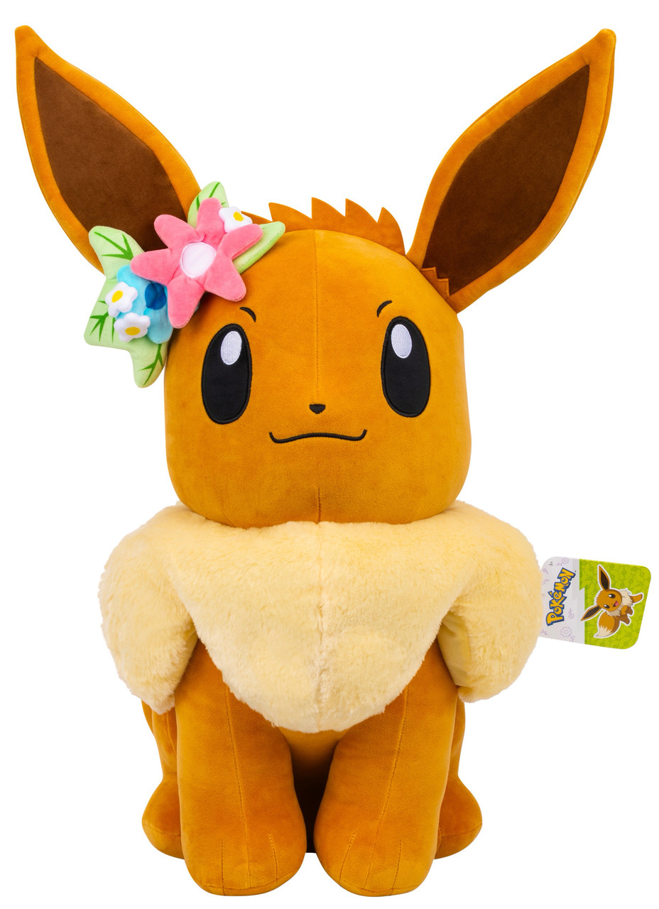 Pokemon 24-inch Eevee with Flower Crown Plush