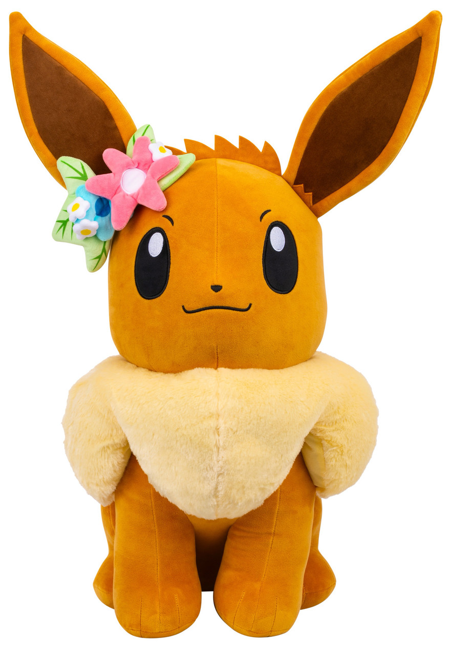 Pokemon 24-inch Eevee with Flower Crown Plush