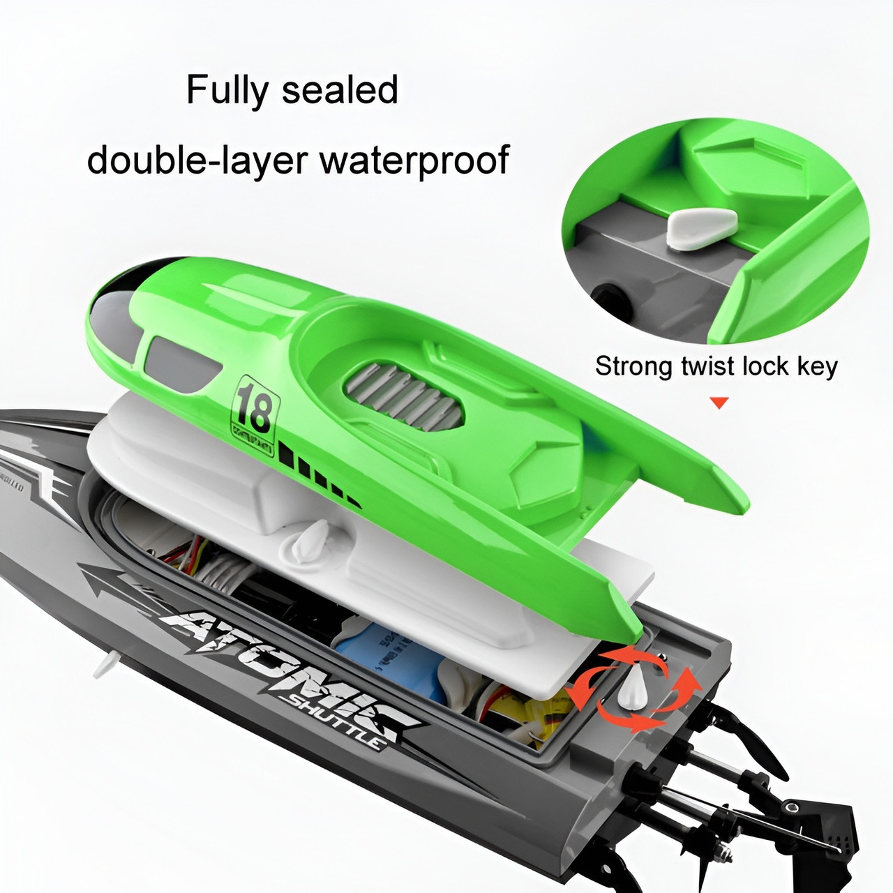Wave Raider RC Speedboat