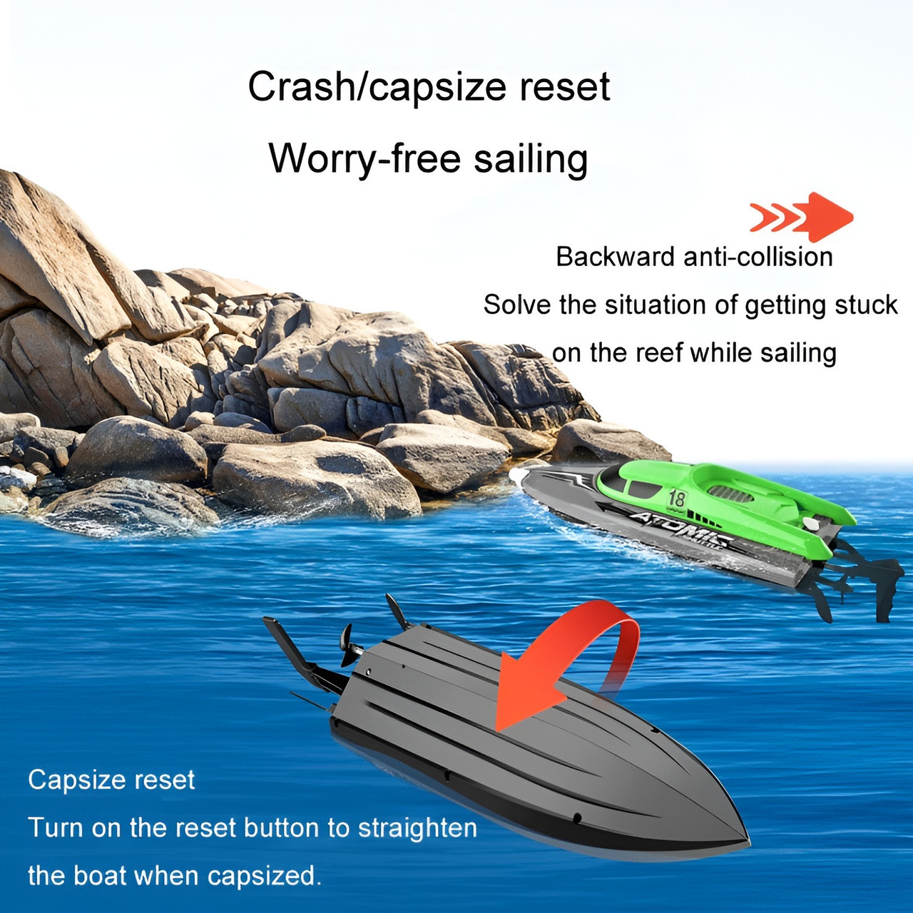 Wave Raider RC Speedboat