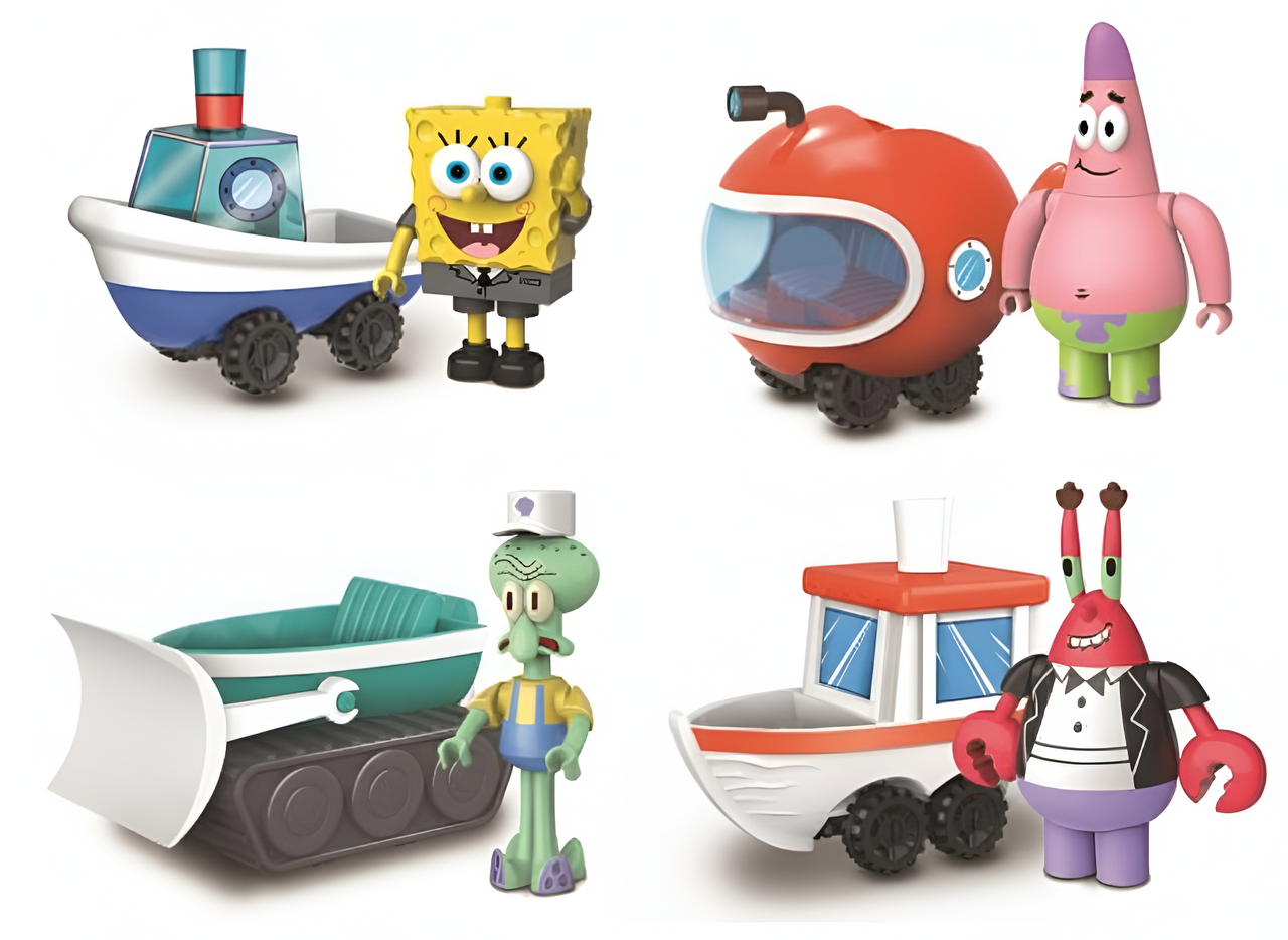 Spongebob Bikini Bottom Vehicles Block Set 