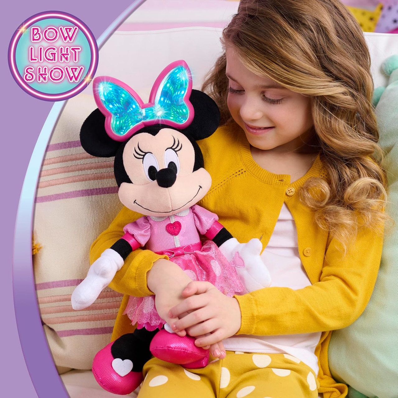 Disney Junior Colourfinity Minnie Mouse 15inch Plush
