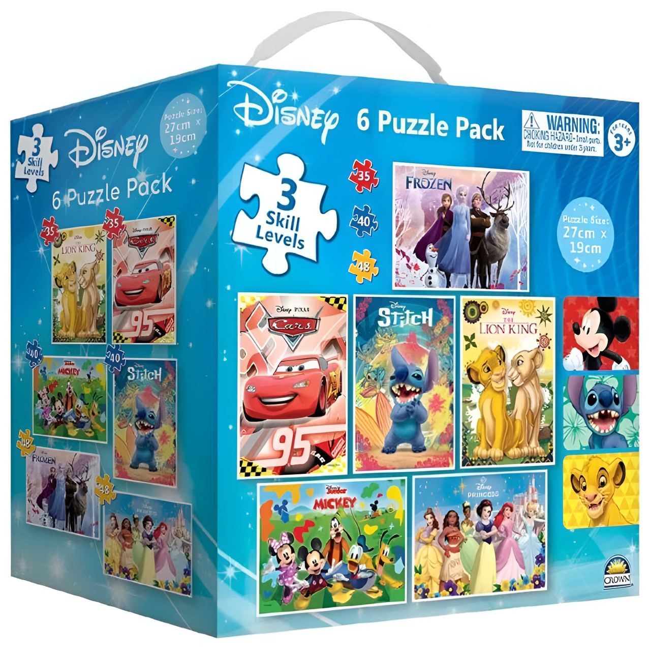 Disney Pixar 6 Puzzle Pack