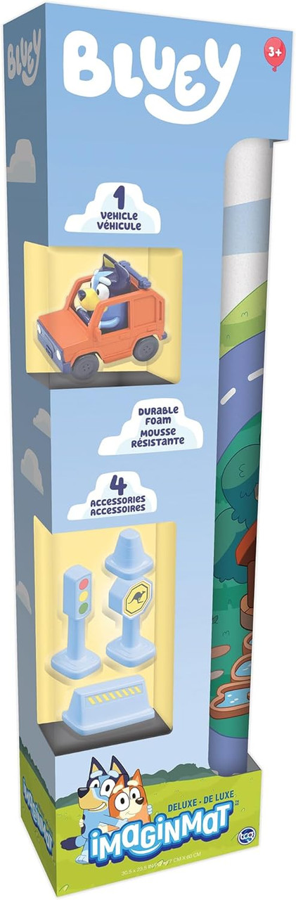 Imaginmat Deluxe  Bluey - Floor Playmat 30.5 x 20.5 inch