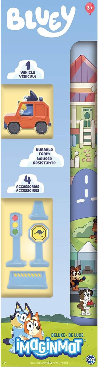 Imaginmat Deluxe  Bluey - Floor Playmat 30.5 x 20.5 inch