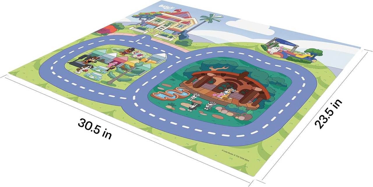 Imaginmat Deluxe  Bluey - Floor Playmat 30.5 x 20.5 inch