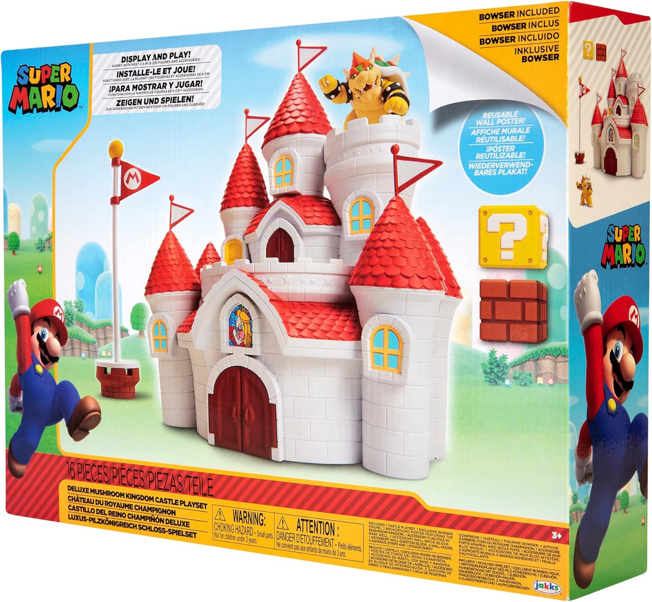 Super Mario Mushroom Kingdom Castle Playset