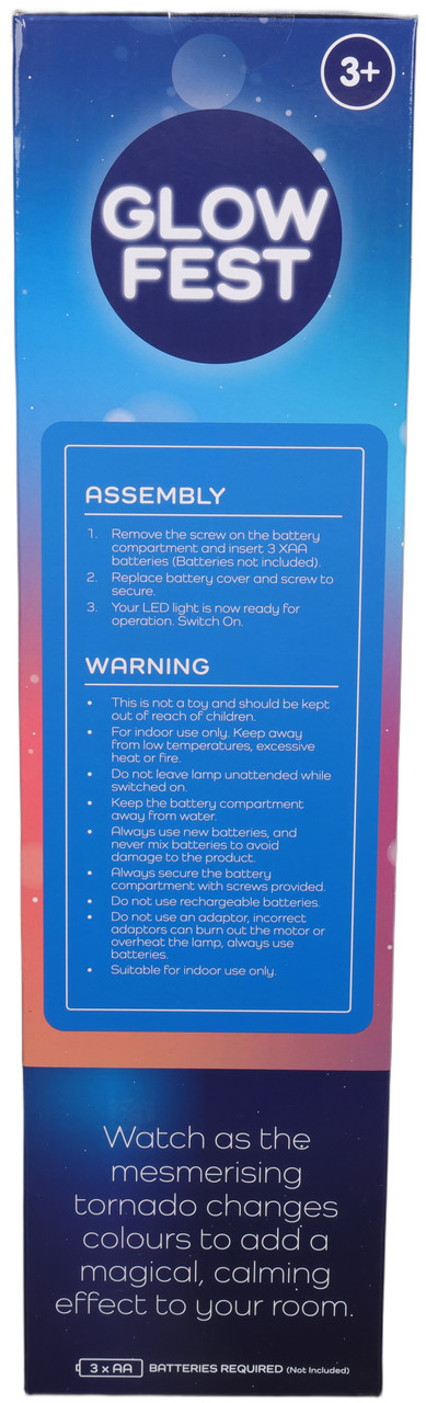 Motion Glow LED Tornado Lamp