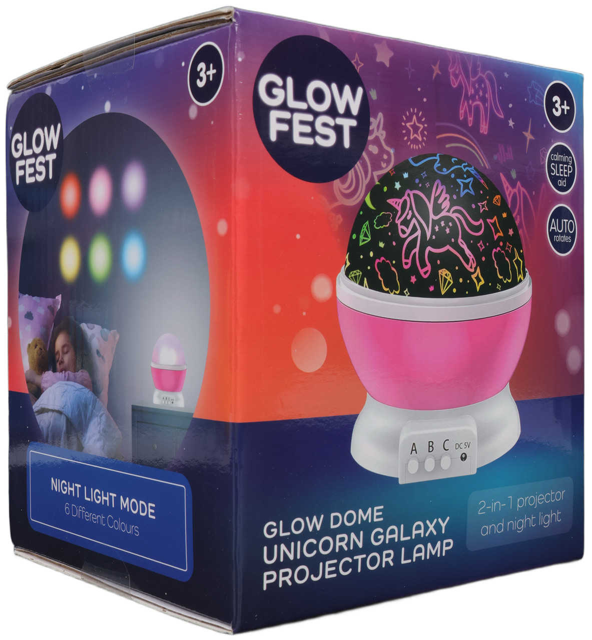 Glowdome Unicorn Galaxy Projector Lamp