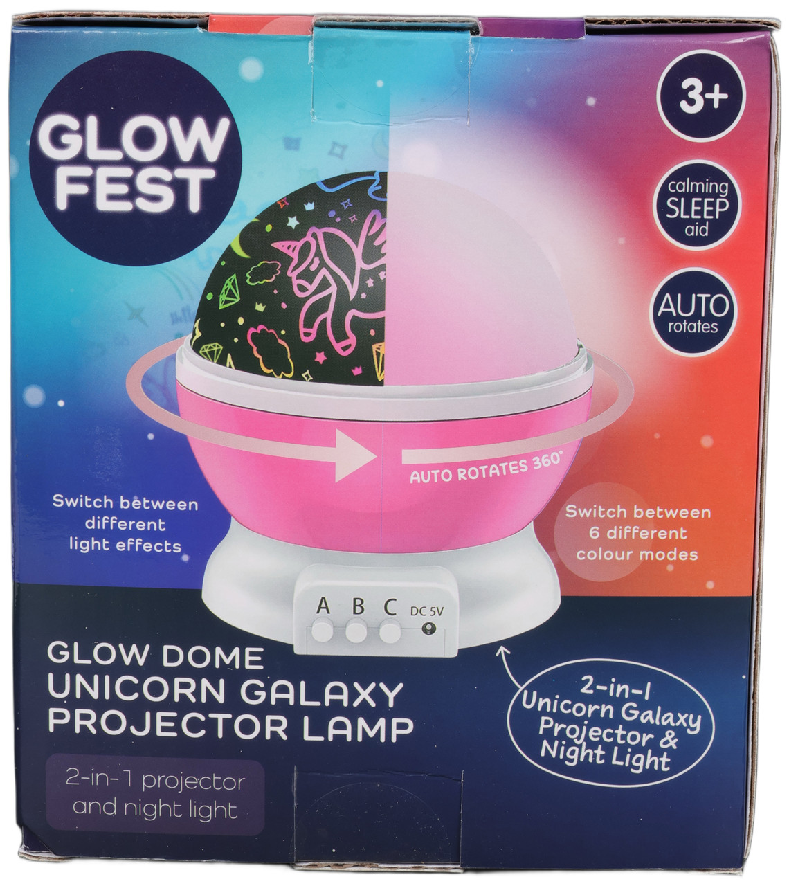 Glowdome Unicorn Galaxy Projector Lamp