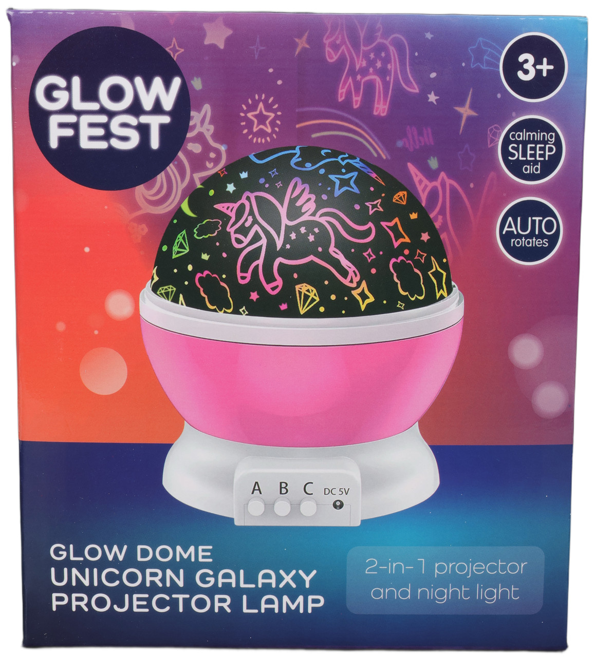 Glowdome Unicorn Galaxy Projector Lamp