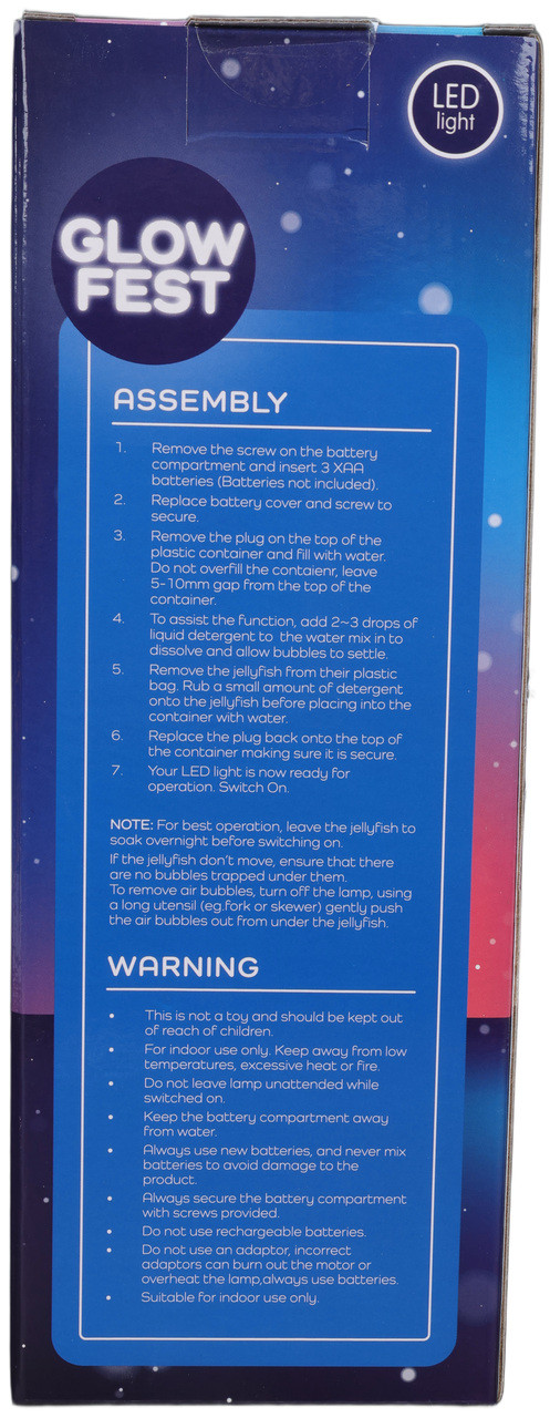 Motion Glow LED Jellyfish Lamp