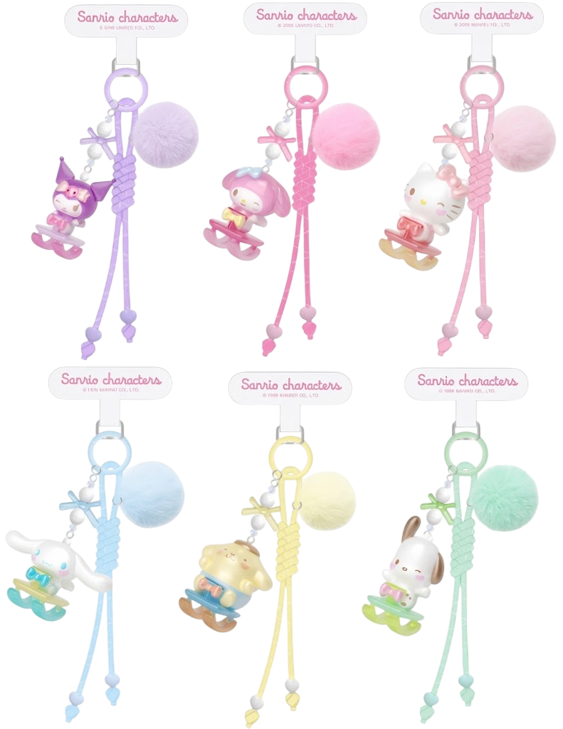 Sanrio Childlike Swing Mini Phone Chain 14cm 
