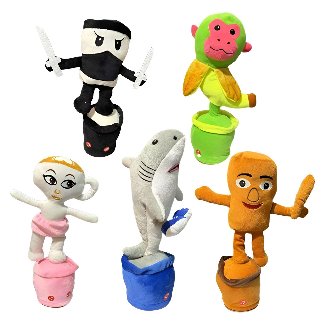 Brain Rot Dancing Cactus Plush