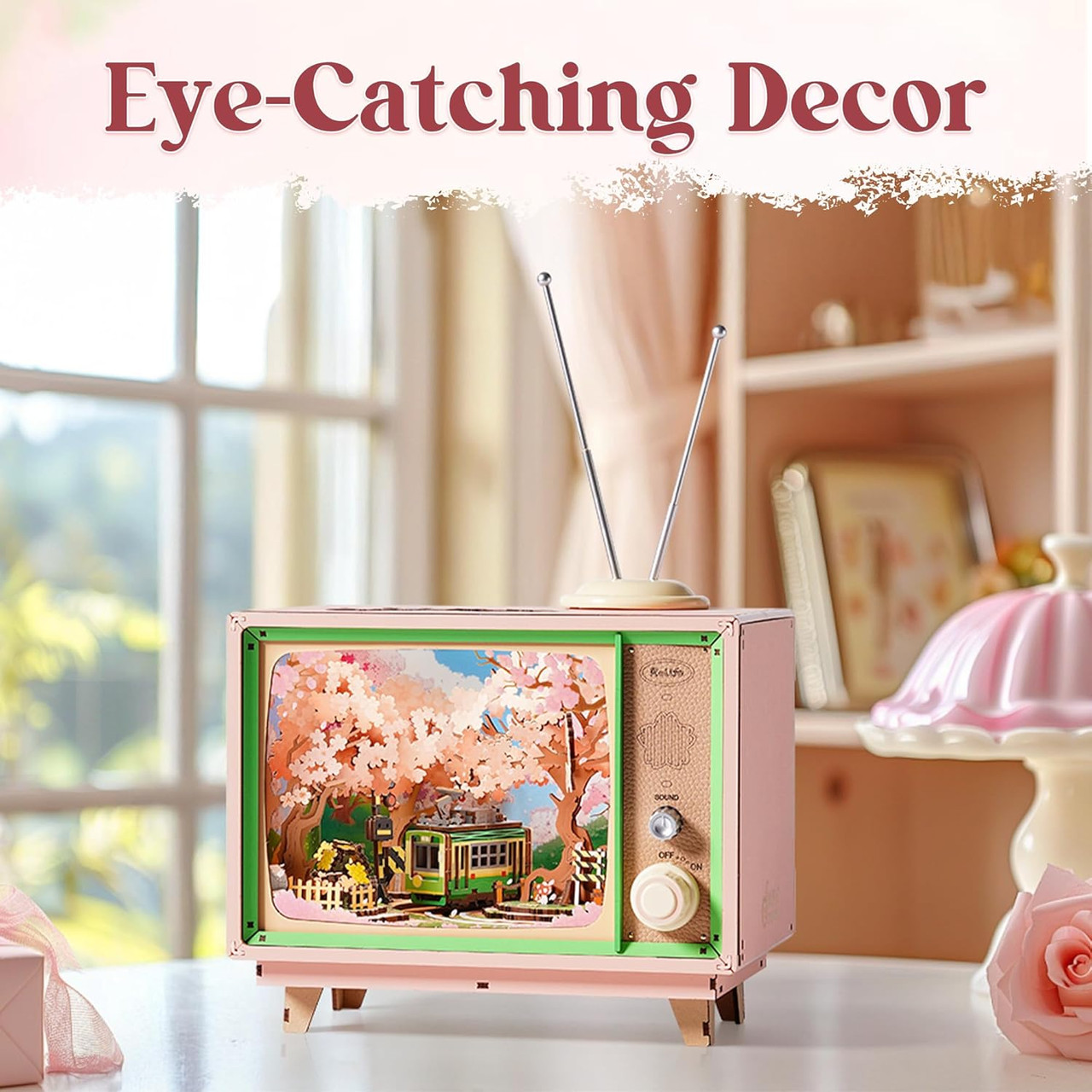 Rolife Sakura Dreamy Tour DIY Music Box 3D Wooden Puzzle