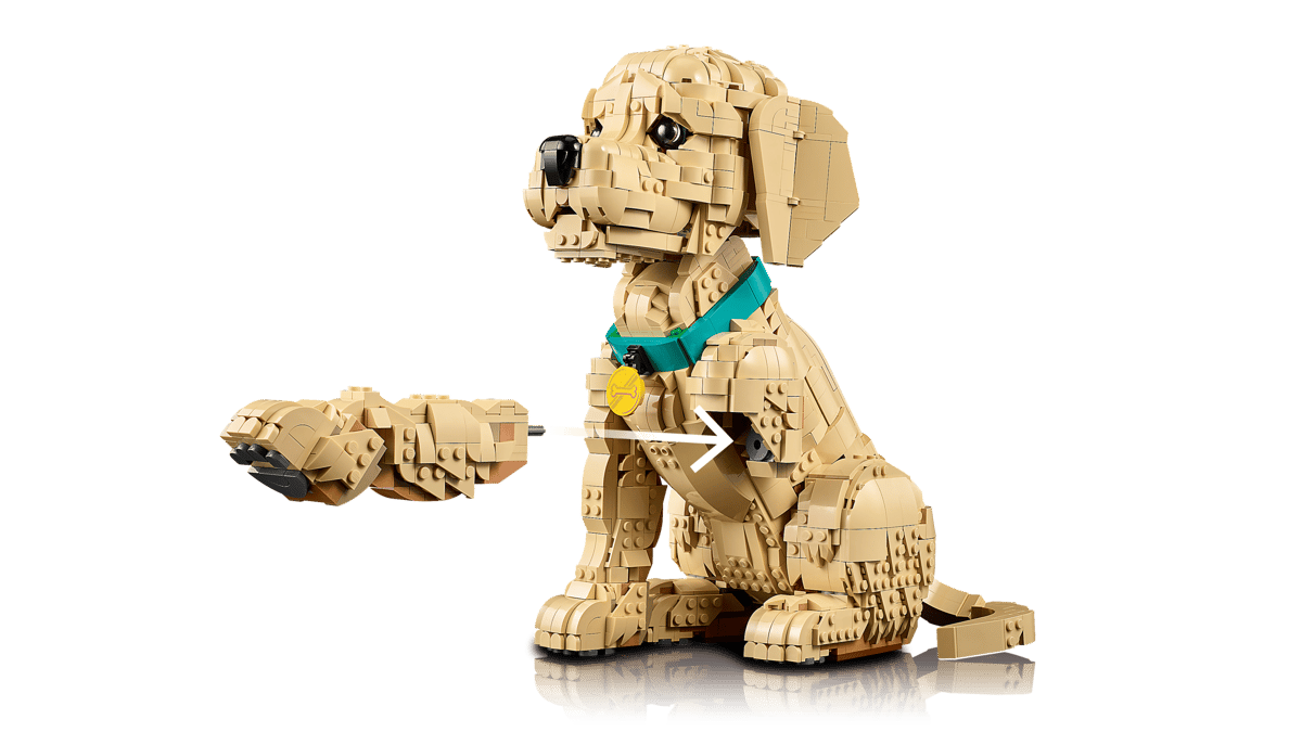 LEGO Icons Golden Retriever Puppy 11384