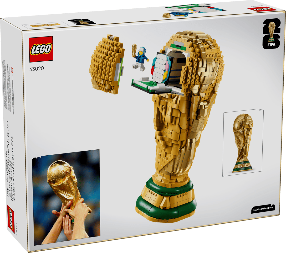 LEGO Edition Sets FIFA World Cup Official Trophy 43020