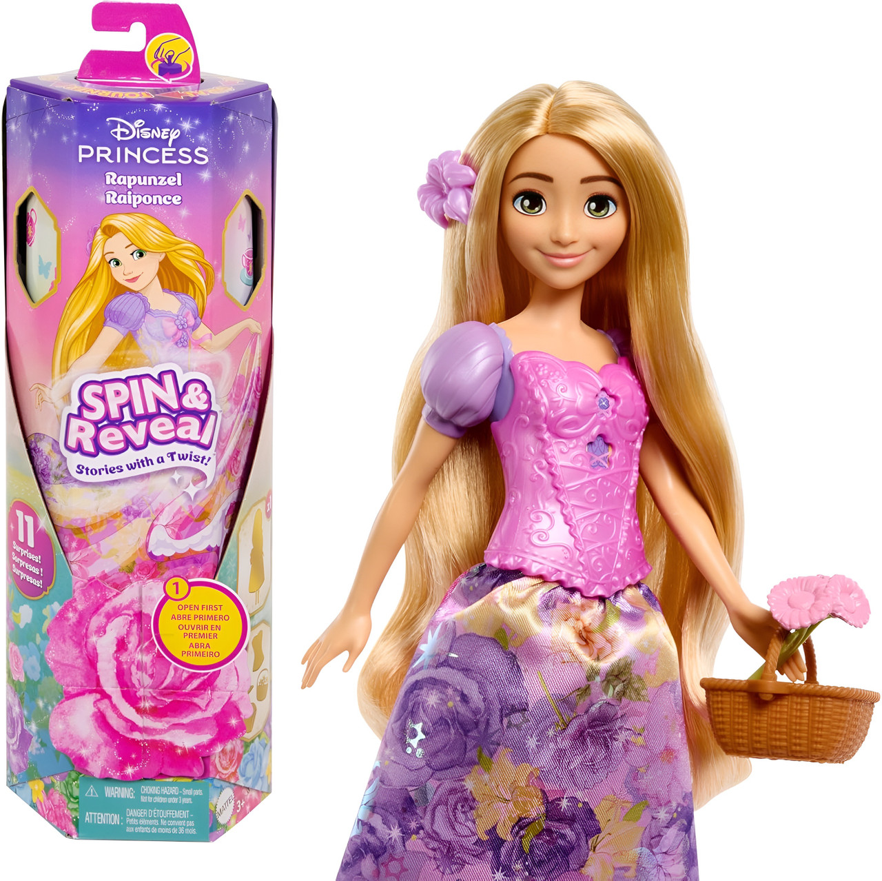 Disney Princess Spin & Reveal Rapunzel Doll