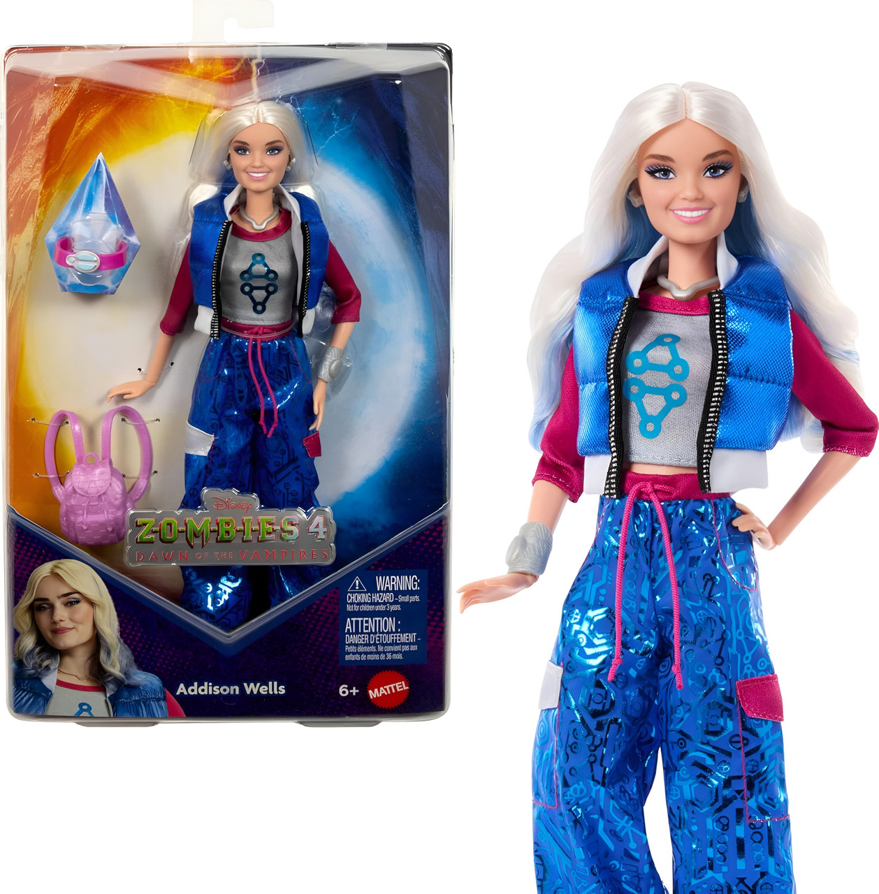 Disney Zombies 4: Dawn Of The Vampires Addison Wells Doll