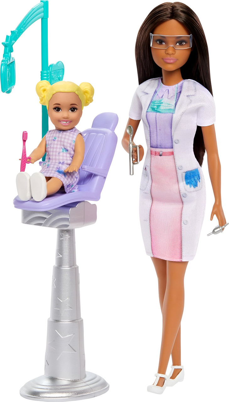 Barbie Dentist Doll With Brunette Fashion