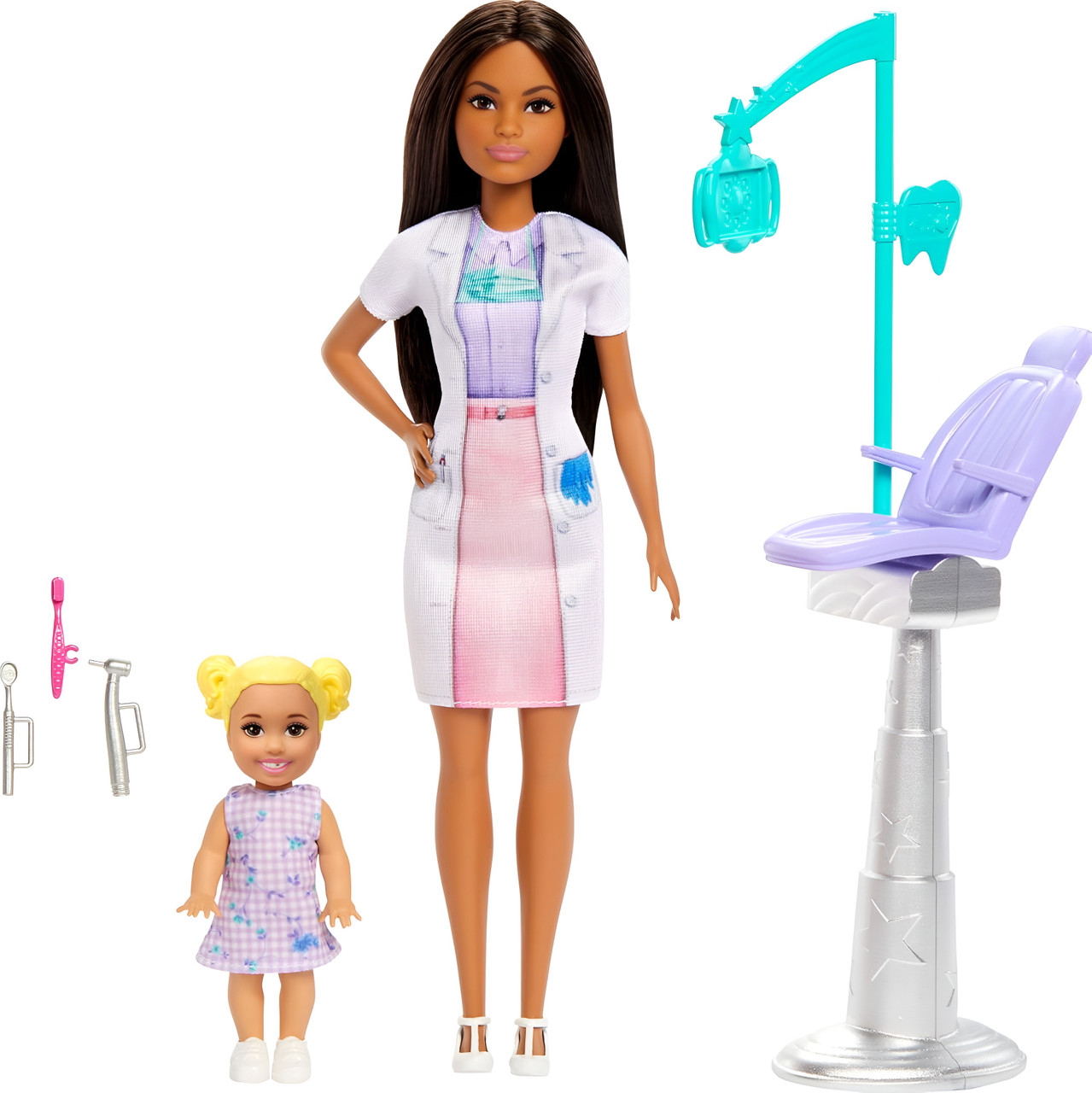 Barbie Dentist Doll With Brunette Fashion