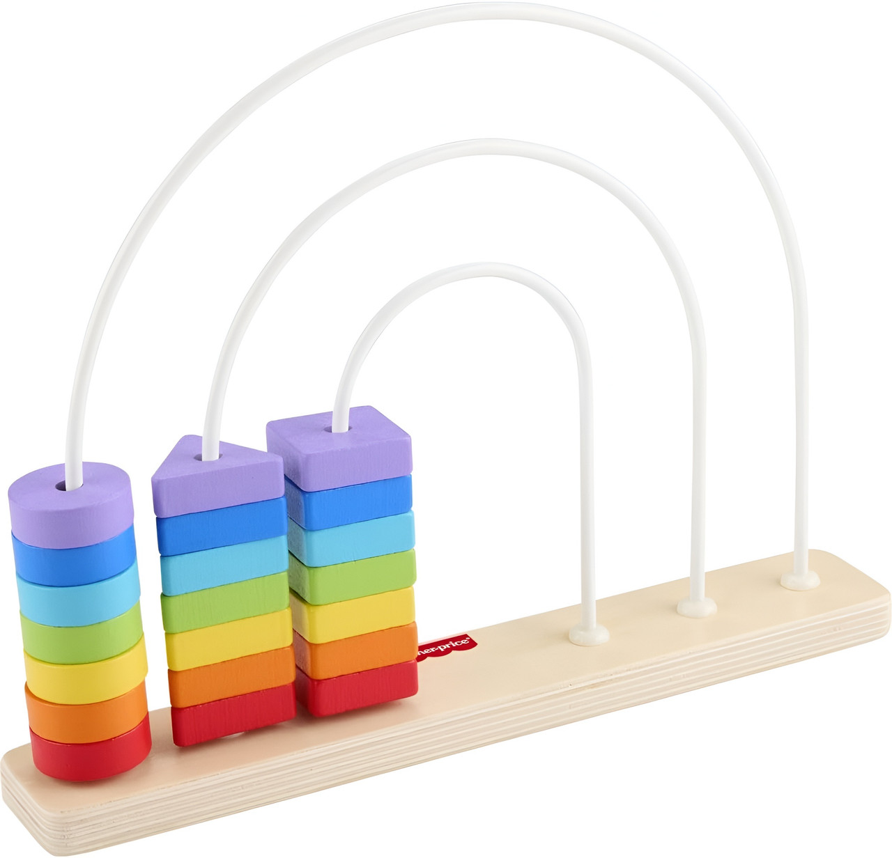 Fisher-Price Wooden Rainbow Bead Bar