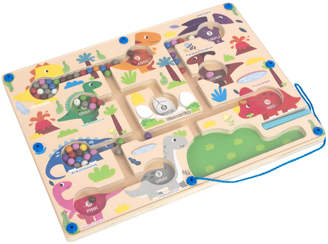 Wonder Co Grow - Dino Tracks Magnetic Maze