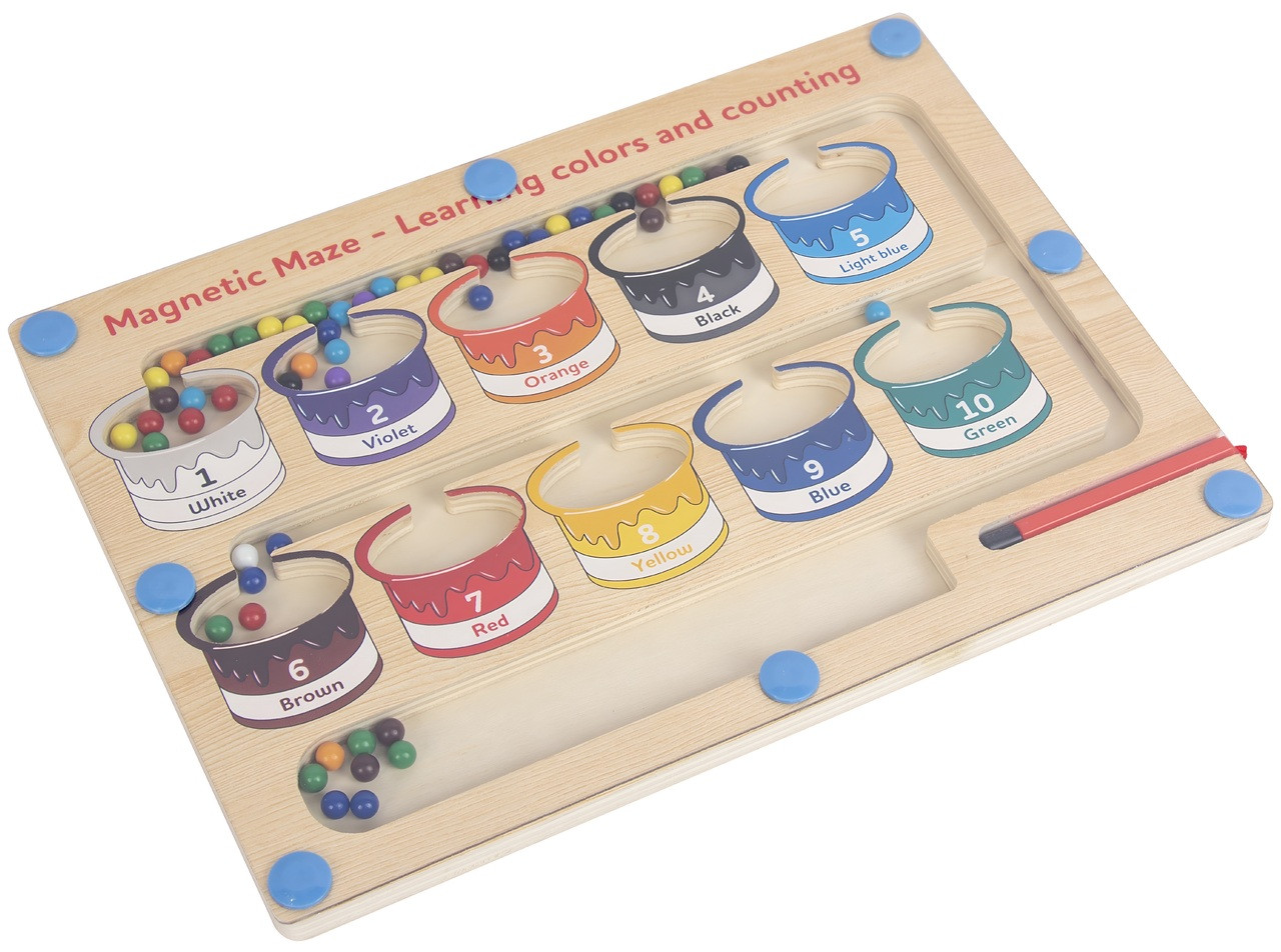 Wonder Co Grow - Colours & Counting Magnetic Maze