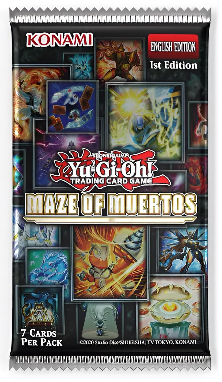 YuGiOh! TCG Maze Of Muertos - 7 x Card Blister Pack