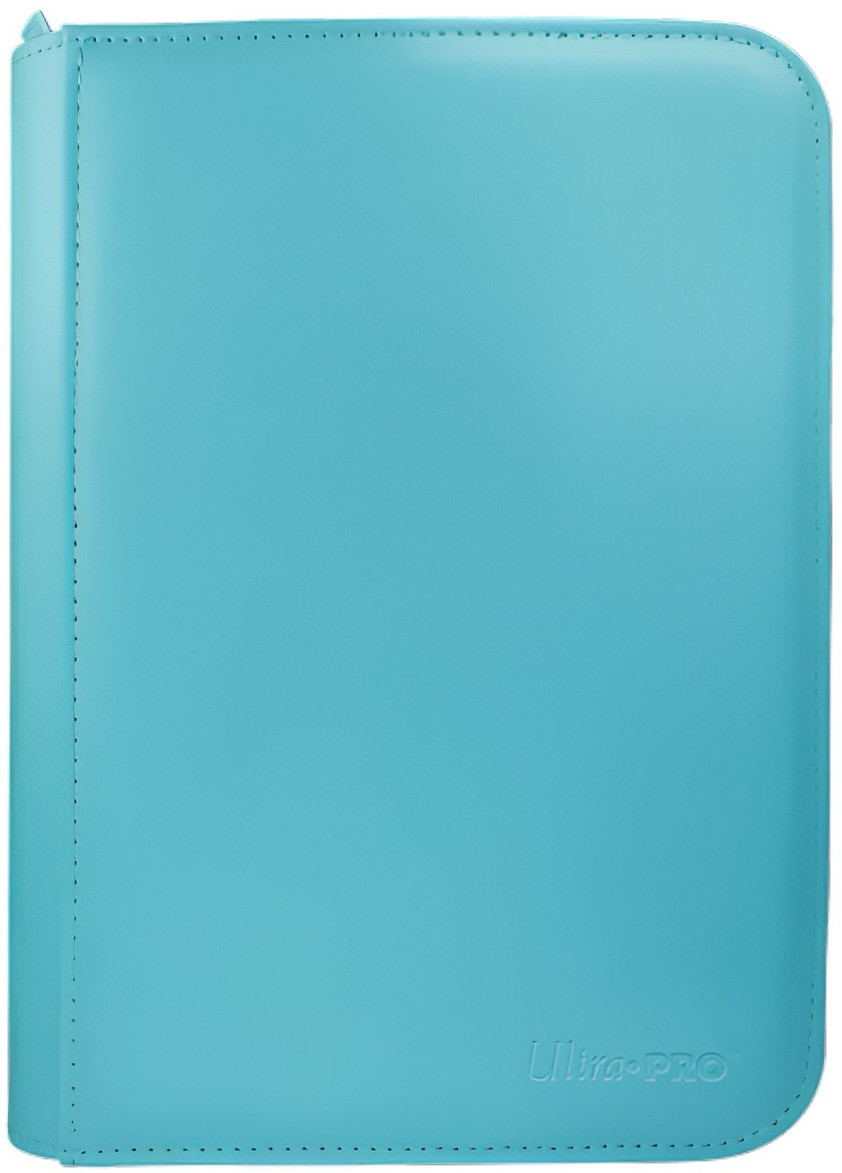 Ultra Pro Vivid 4-Pocket Zippered Pro-Binder - Light Blue
