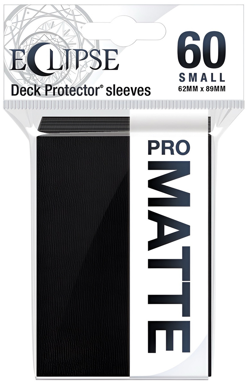 Ultra Pro Eclipse Matte Small Sleeves 60 pack - Jet Black