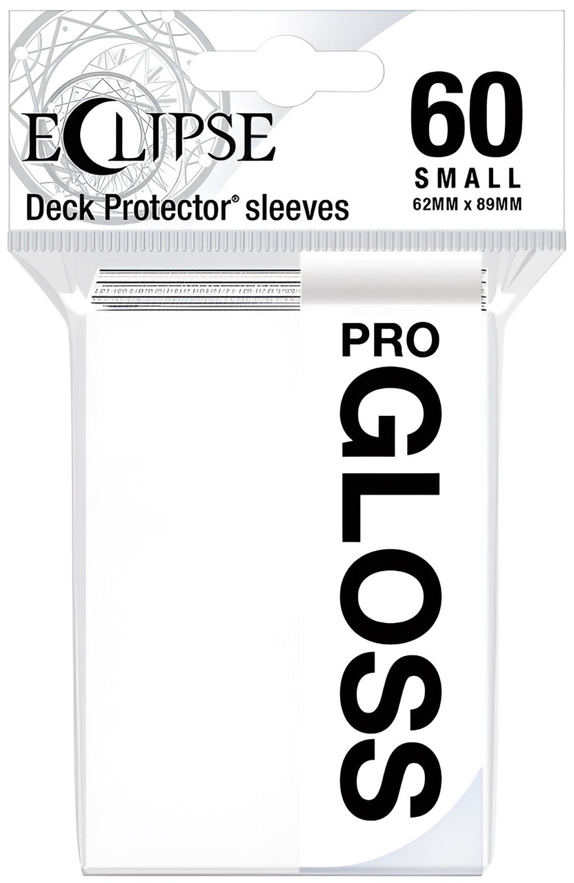 Ultra Pro Eclipse Gloss Small Sleeves 60 pack - Arctic White