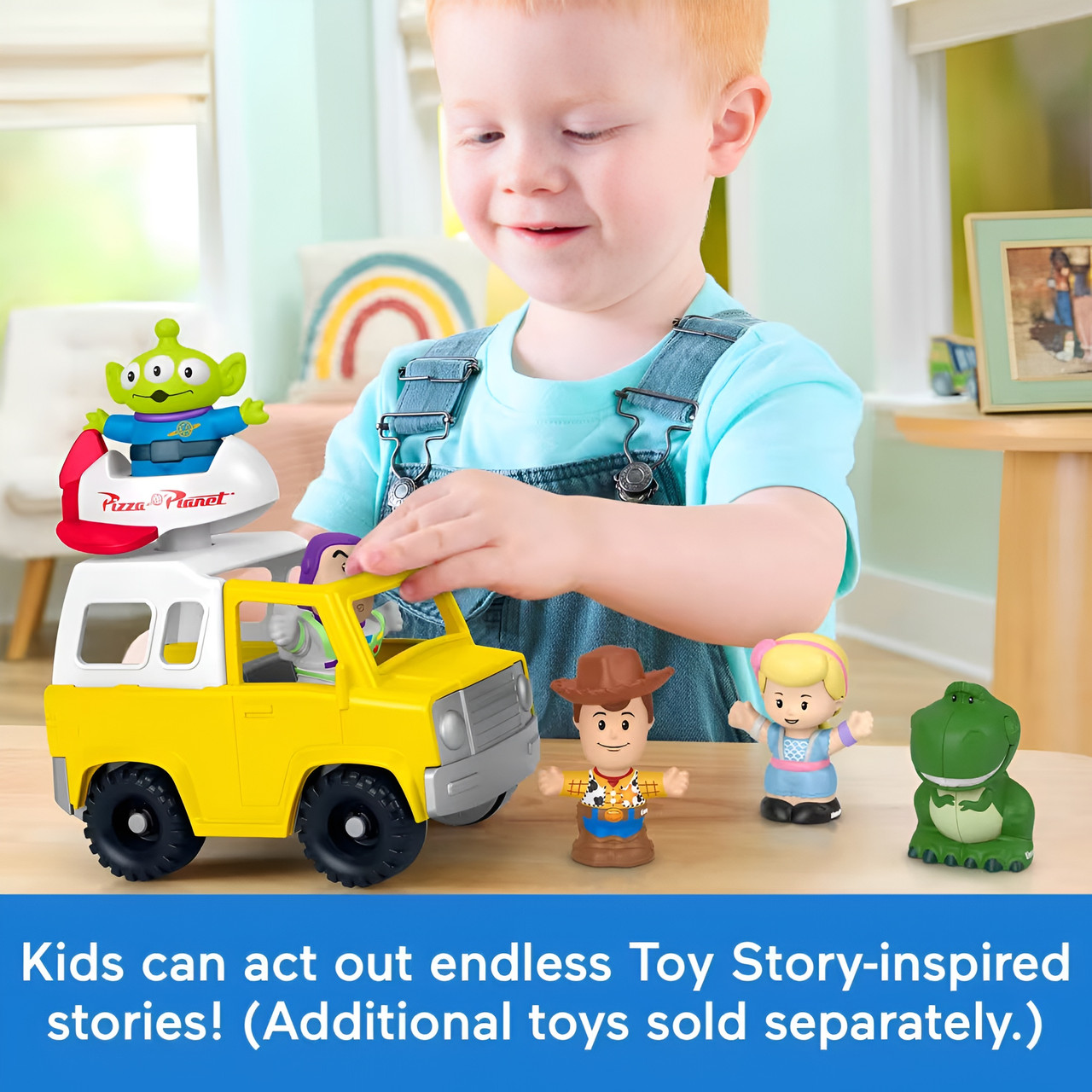 Fisher-Price Little People Disney Pixar Toy Story Pizza Planet Truck & Buzz Lightyear