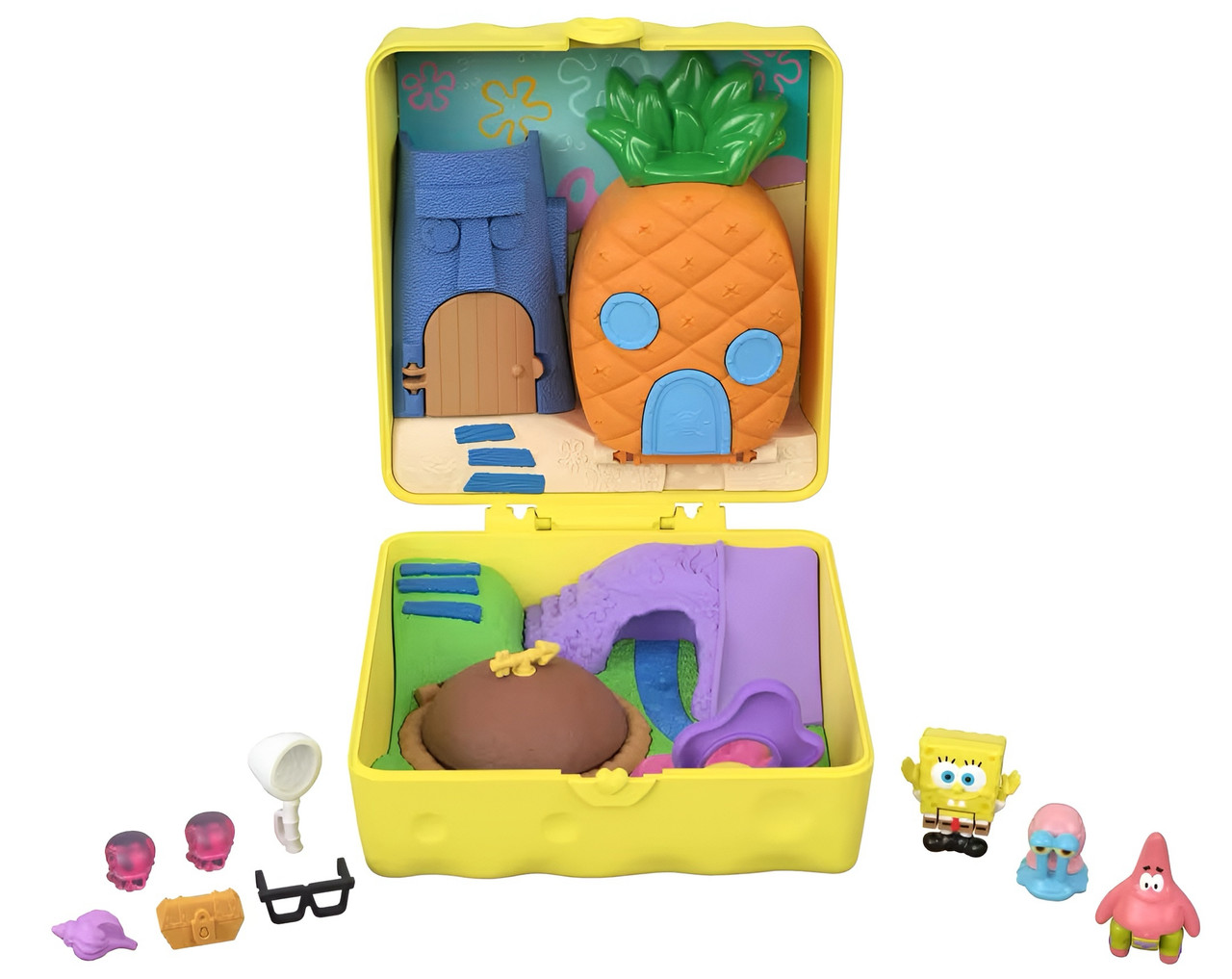 Polly Pocket Spongebob Partnership Compact with Patrick Doll