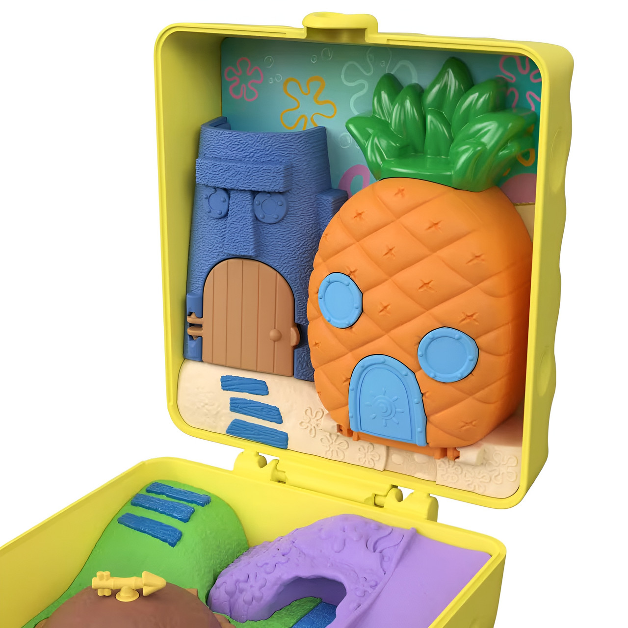 Polly Pocket Spongebob Partnership Compact with Patrick Doll