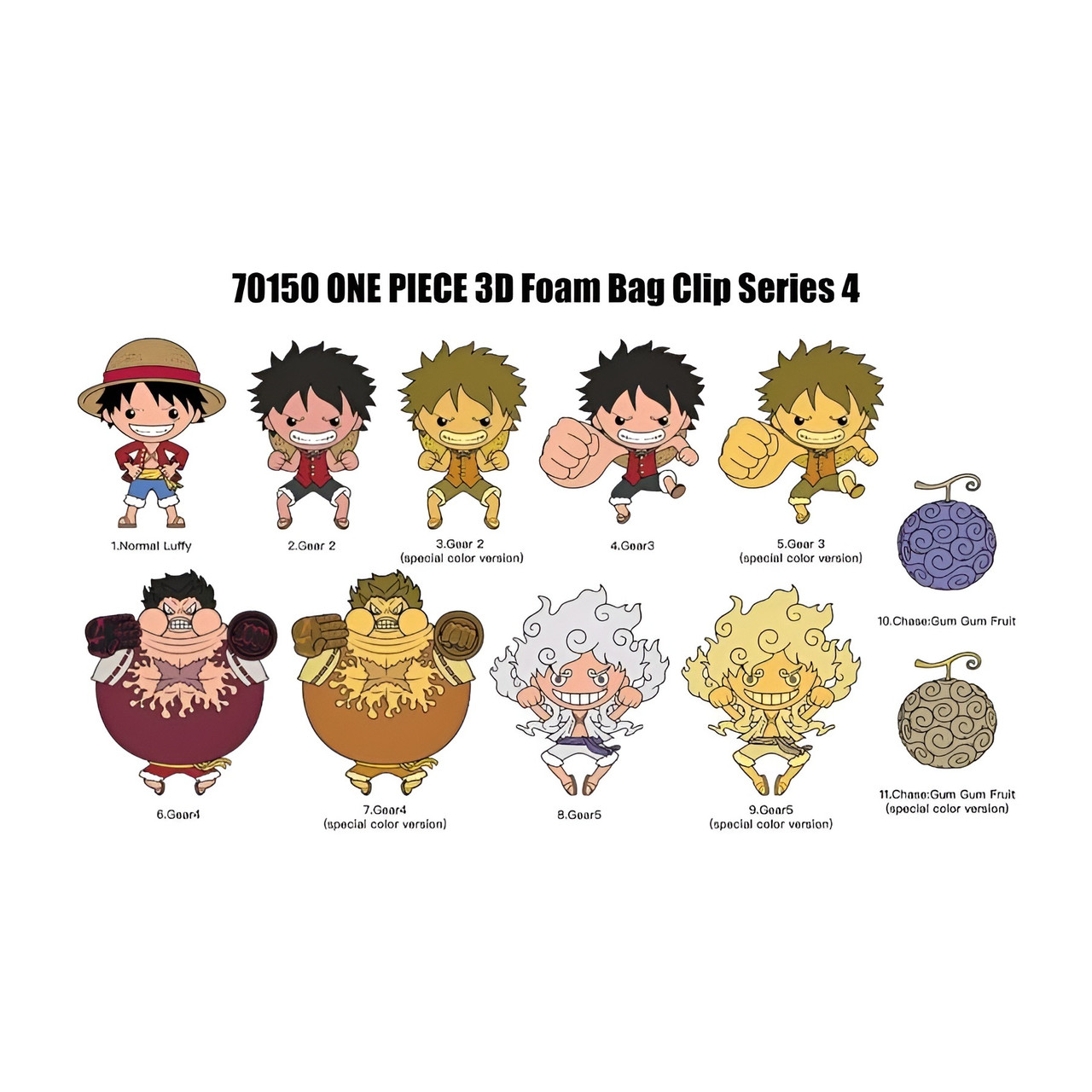 One Piece - 3D PVC Bag Clips Blind Bag S4