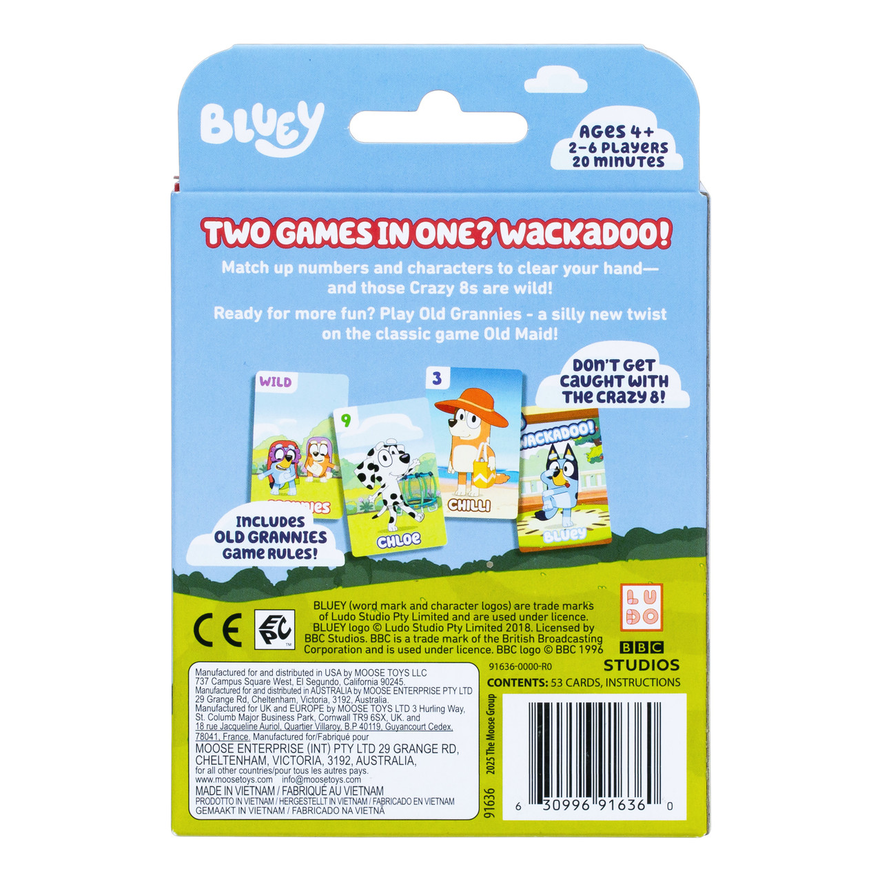 Bluey Card Games
